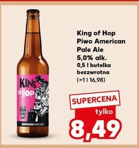 Piwo KING OF HOP promocja