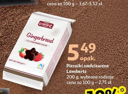 Pierniki truskawkowe Lambertz promocja