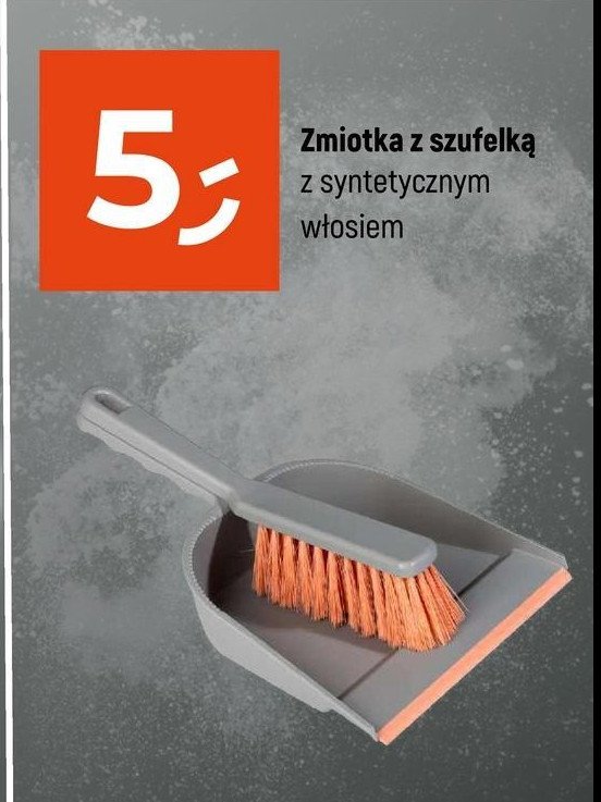 Zmiotka z szufelką promocja w Dealz