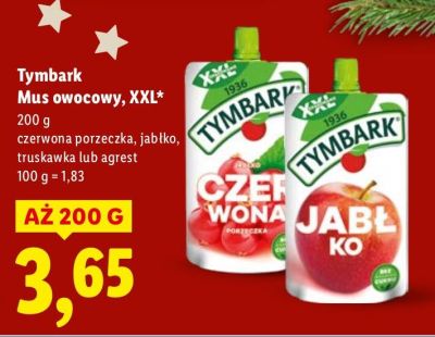 Mus owocowy, XXL czerwona porzeczka promocja w Lidl