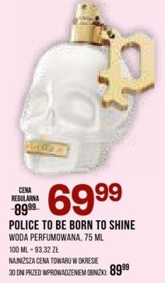 Perfumy Police To Be Born To Shine promocja w Drogerie Natura