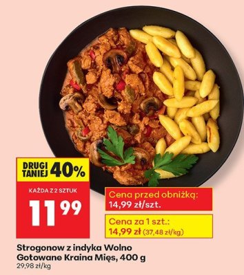 Strogonow z indyka Wolno Gotowane  promocja w Biedronka