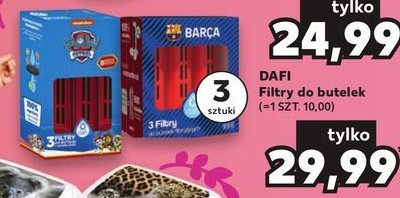 Filtry do butelki psi patrol Dafi promocja