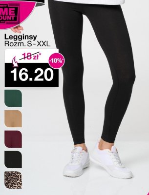 Legginsy Rozm. S-XXL promocja w Woolworth