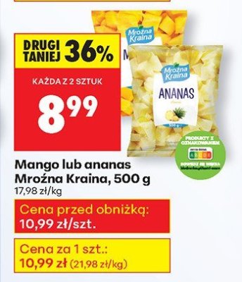 Mango 500 g promocja w Biedronka