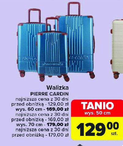 Walizka abs 60 cm Pierre cardin paris promocja