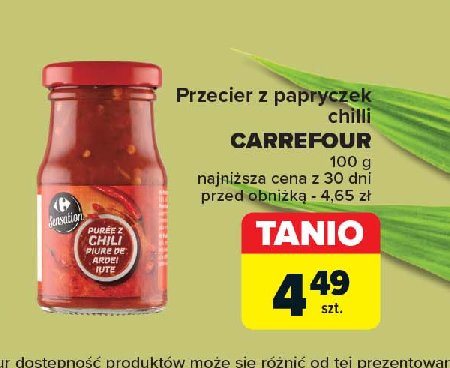 Przecier z papryczek chili Carrefour promocja