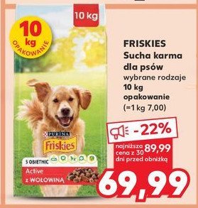 Karma dla psów wołowina Friskies vitafit Purina friskies promocja
