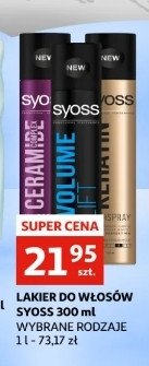 Lakier do włosów Syoss keratin promocja