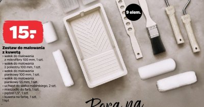 Zestaw do malowania z kuwetą, 9 el. promocja w Netto