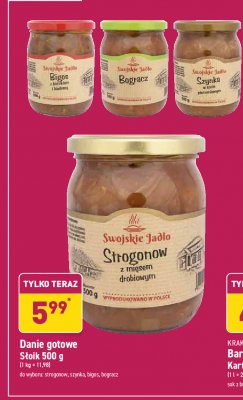 Strogonow z mi臋sem drobiowym Swojskie jad艂o promocja