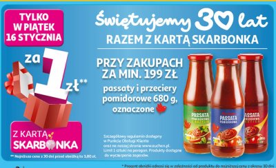 Passaty i przeciery pomidorowe 680 g promocja w Auchan