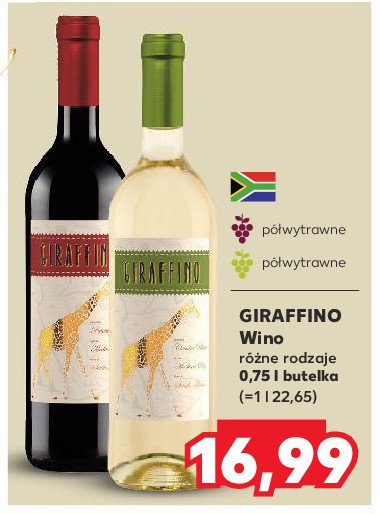 Wino GIRAFFINO promocja