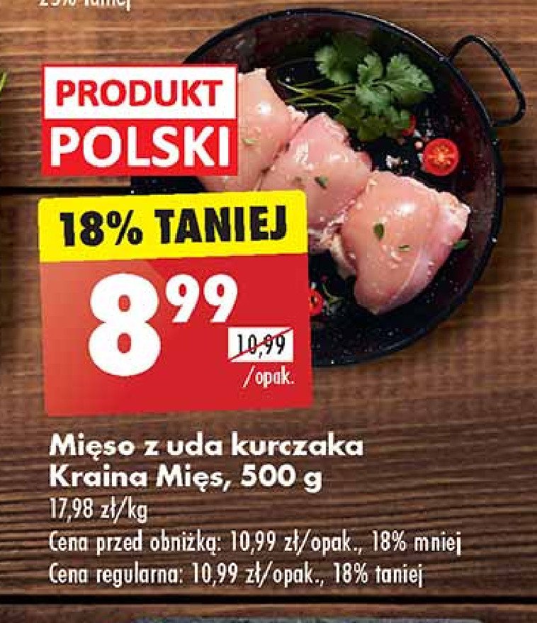 Mięso z uda kurczaka Kraina mięs promocja