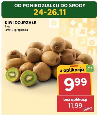 Kiwi dojrzałe 1 kg promocja w Stokrotka