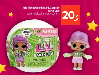 Kula-niespodzianka L.O.L. Surprise Earth Love promocja w Dealz