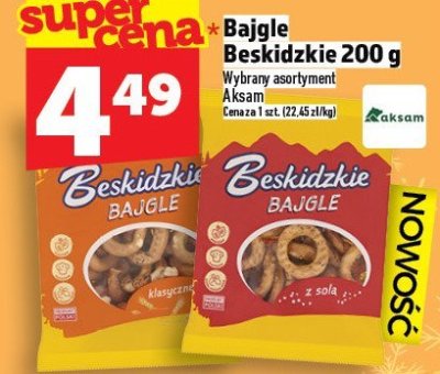 Bajgle Beskidzkie 200 g promocja w TOPAZ