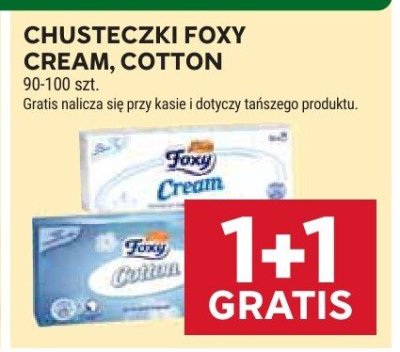 Chusteczki Foxy Cream, Cotton promocja w Stokrotka