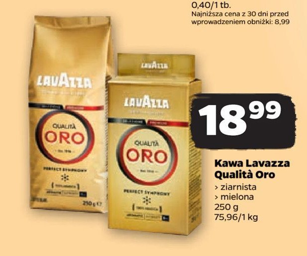 Kawa Lavazza qualita oro promocja w Netto