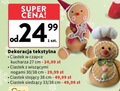 Dekoracja tekstylna - Ciastek stojący promocja w Intermarche