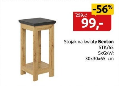 Stojak na kwiaty Benton STK/6S promocja w Black Red White