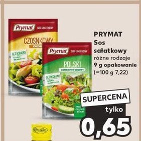Sos sałatkowy czosnkowy Prymat promocja