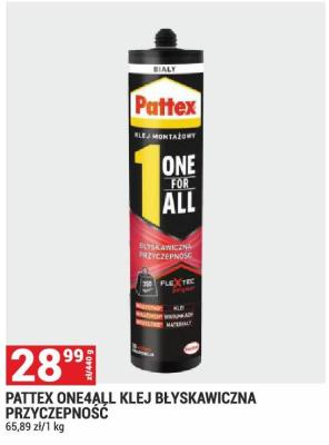Klej Pattex One4All błyskawiczna przyczepność promocja w Merkury Market