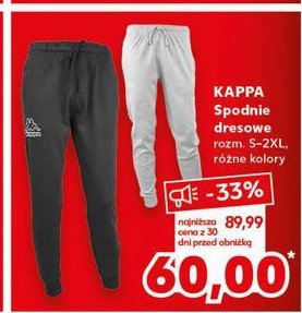 Spodnie dresowe s-2xl Kappa promocja w Kaufland