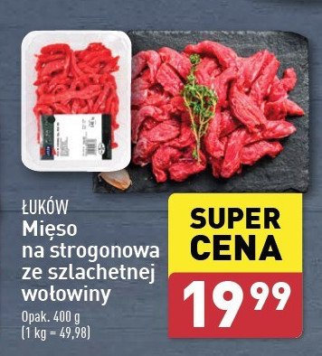 Mięso wołowe na strogonow Łuków promocja