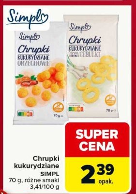 Chrupki kukurydziane promocja w Carrefour Market