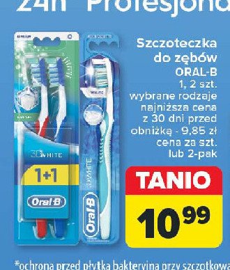 Szczoteczka do zębów white Oral-b 3d white promocja