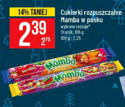 Guma rozpuszczalna duo Mamba promocja