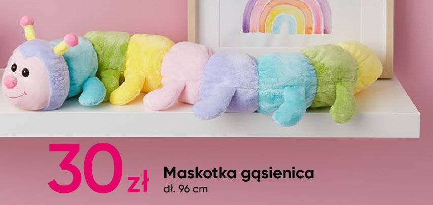 Maskotka gąsienica promocja w Pepco