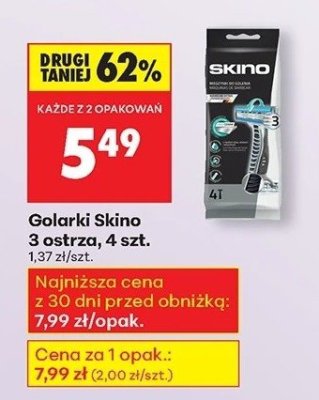 Golarki 3 ostrza 4 szt. promocja w Biedronka