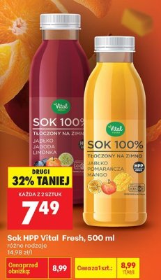 Sok HPP różne rodzaje promocja w Biedronka