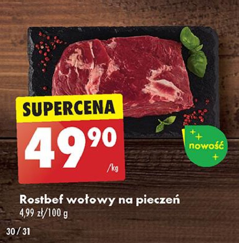 Rostbef wołowy promocja w Biedronka