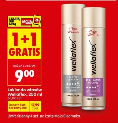 Lakier do włosów promocja w Biedronka