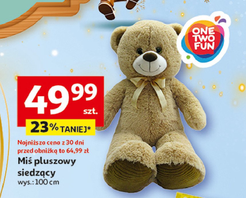 Miś pluszowy 100 cm One two fun promocja