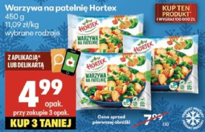Warzywa na patelnię Hortex promocja w Delikatesy Centrum