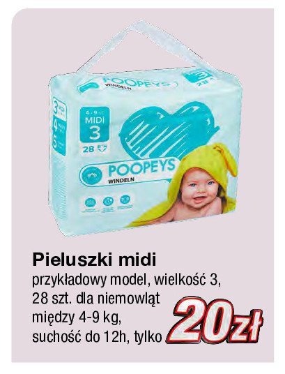 Chusteczki dla dzieci POOPEYS promocja