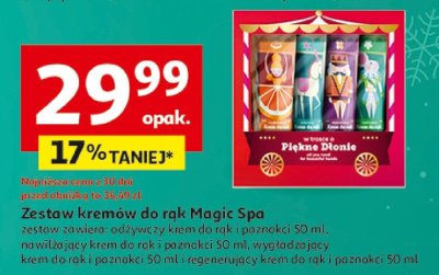 Zestaw kremów do rąk Magic Spa promocja w Auchan
