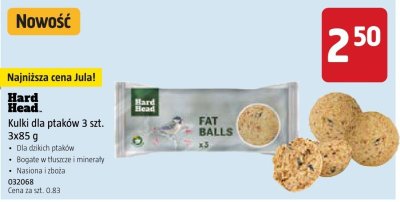 Kulki dla ptaków Hard Head 3 szt. 3x85 g promocja w Jula