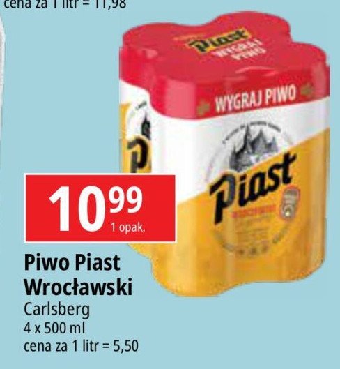 Piwo Piast wrocławski promocja