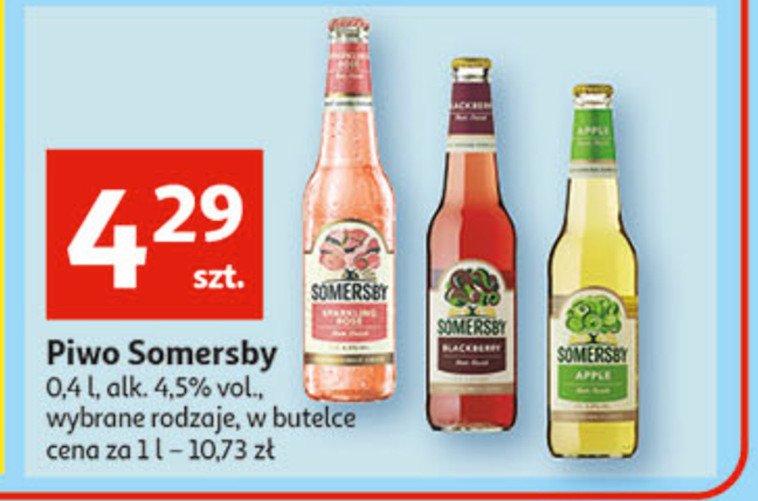 Piwo Somersby apple secco promocje