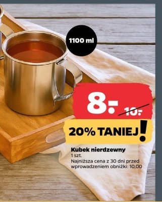 Kubek nierdzewny 1100 ml Netto promocja