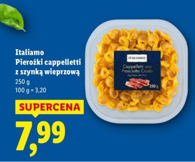 Pierożki cappelletti z szynką wieprzową promocja w Lidl