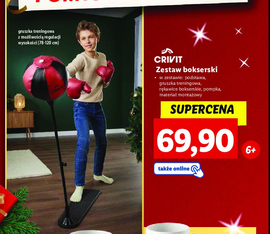 Zestaw bokserski dla dzieci Crivit promocja