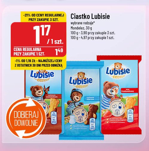 Ciastka truskawkowe Lu petitki lubisie promocja