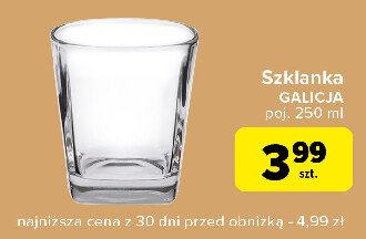 Szklanka 250 ml Galicja promocja