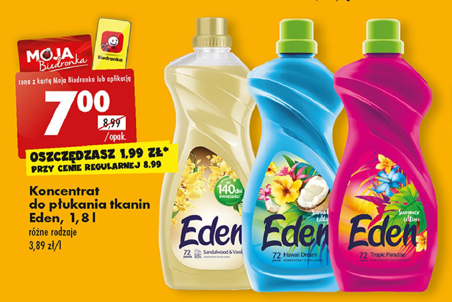 Koncetrat do płukania sandalwood & vanilla Eden promocja